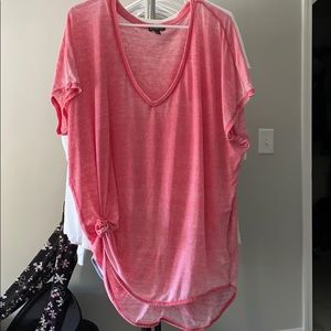 Burn V neck shirt by Express